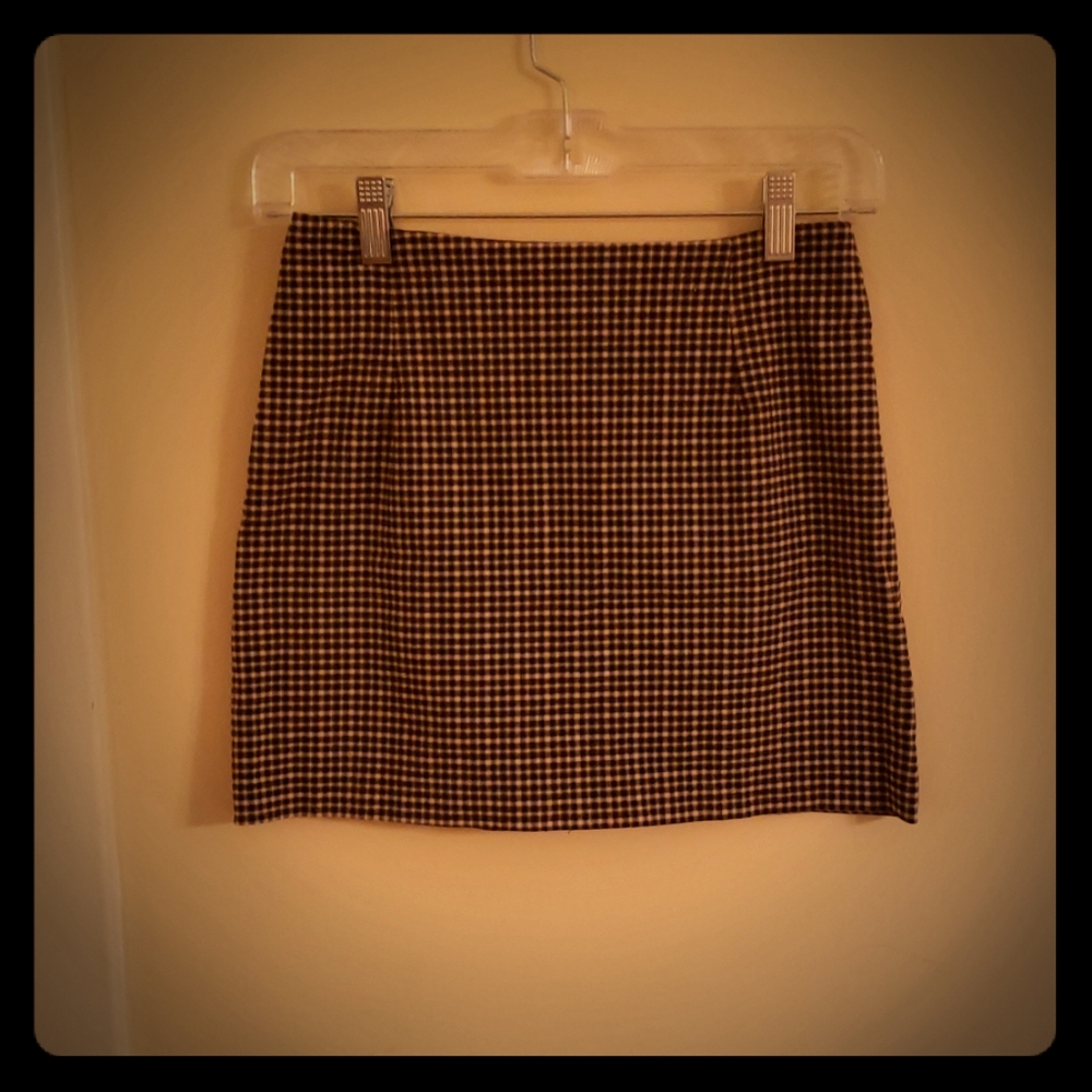 Cute 90s Plaid Mini Skirt